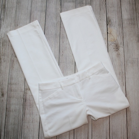 Express Pants - Express Size 4P White Pants EDITOR Fit PERFECT